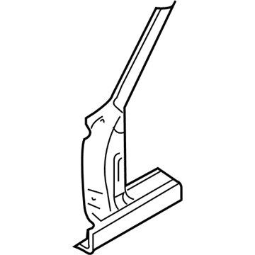 BMW 41217044883 Column A Exterior, Left