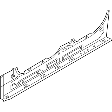 BMW 41007487324 SIDE MEMBER, INNER RIGHT