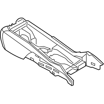 BMW M5 Center Console Base - 51168061753