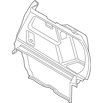 BMW 51477423244 Trunk Trim Panel, Right