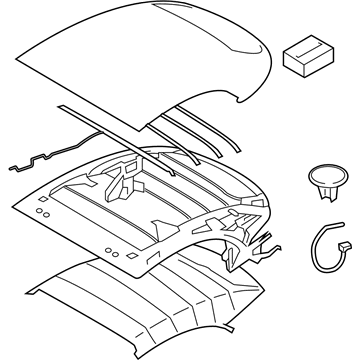 BMW 54349448941 CONVERTIBLE TOP, COMPLETE