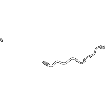 BMW X5 Oil Cooler Hose - 17227576393