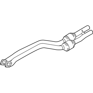 BMW 740i Exhaust Pipe - 18307585330