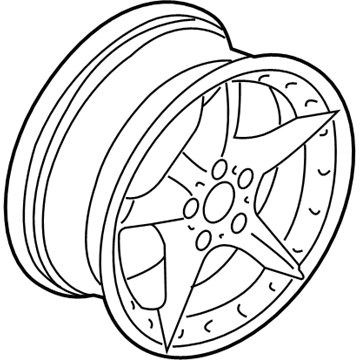 BMW 36116771162 Light Alloy Rim