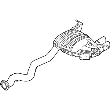 2009 BMW 135i Exhaust Pipe - 18307559995