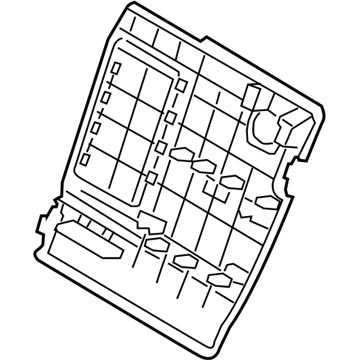 BMW 52203419046 Trim Backrest, Left