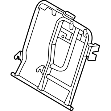 BMW 52203400558 Frame, Backrest Left