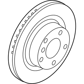 BMW 34212284808 Carbon Ceramic Brake Disc, Right