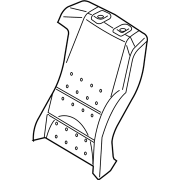 BMW 52107052368 Foam Section, Backrest