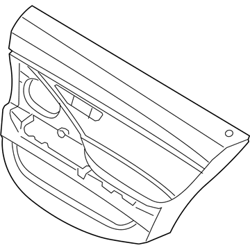 BMW 51427304128 Door Lining Leather Right