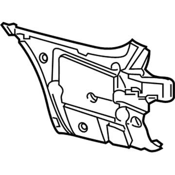 BMW 51127387299 Guide For Bumper, Side, Left