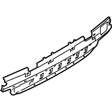 BMW 51127387296 Reinforcement, Bumper, Rear Bottom