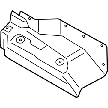 BMW 18308609800 Heat Shield, Rear Silencer