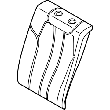 BMW 52207386049 Foam Section, Backrest, Left