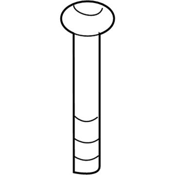 BMW 52207076848 Oval-Head Screw With Anti-Rotation Lock