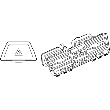 BMW M850i xDrive Hazard Warning Switches - 64119458558