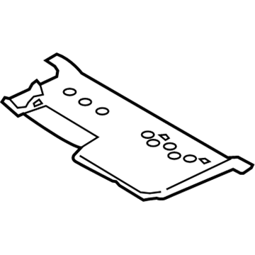 BMW 52107242077 Left Supporting Plate