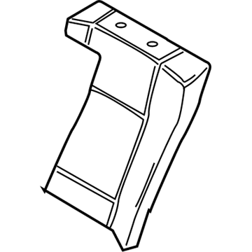 BMW 52207007260 Right Backrest Upholstery