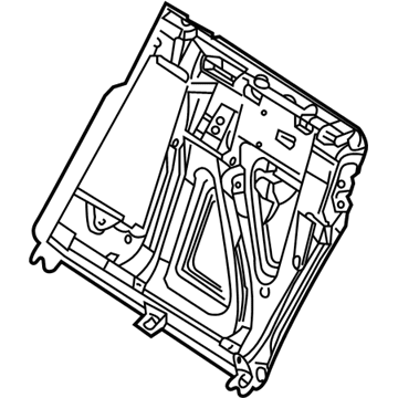 BMW 52208099688 Frame, Backrest Left