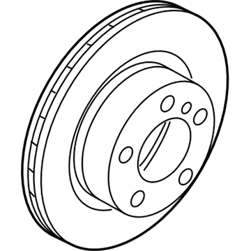 2017 BMW M4 Brake Disc - 34112284806