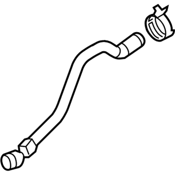 BMW 335i Cooling Hose - 17127604546