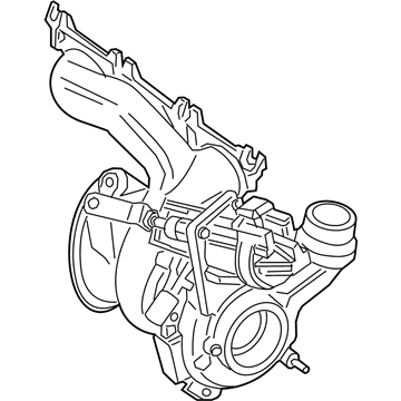 2014 BMW i8 Turbocharger - 11657625161