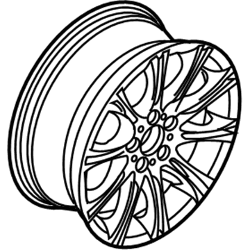 2006 BMW 530xi Alloy Wheels - 36118036944