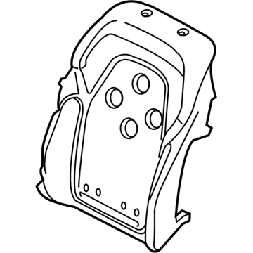 BMW 52107343931 Foam Section, Comfort Backrest, A/C,Left