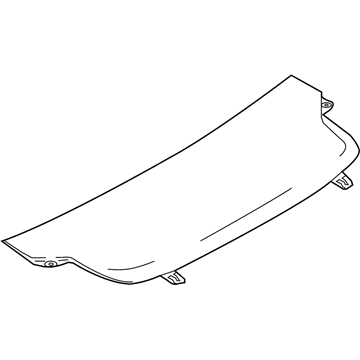 BMW 51498075053 Parcel Shelf, Rear