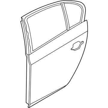 BMW 41527202341 Door, Rear Left