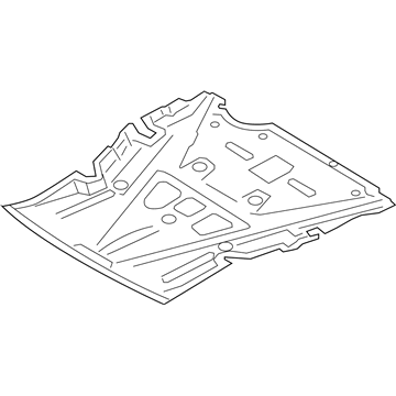 BMW 51757241772 Engine Compartment. Shield., Underride Prot.