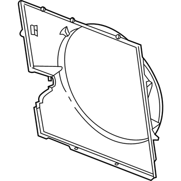 BMW 17101439107 Fan Shroud