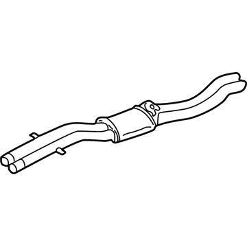 BMW 325i Exhaust Pipe - 18107504170