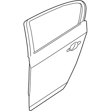 BMW 41007203647 Door, Rear Left