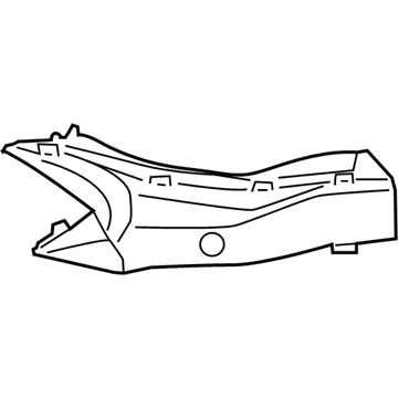 BMW 51747205944 Air Brake Channel Right