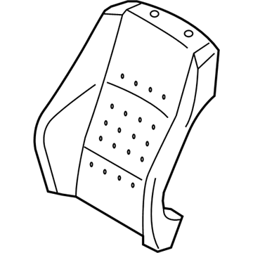 BMW 52107140449 Left Backrest Upholstery