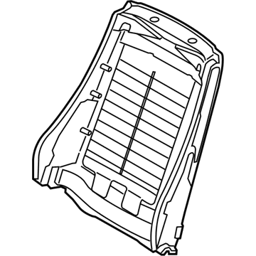 BMW 52106982918 Backrest Frame