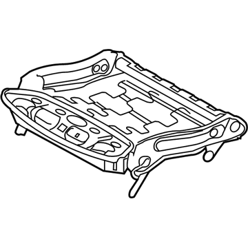 BMW 52109155006 Seat Frame, Manual Right