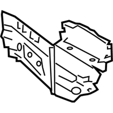 BMW 41117174303 Connect.Plate F.Left Side Panel Frame