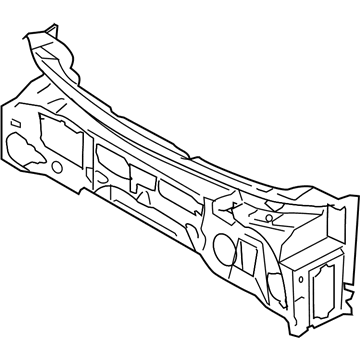 BMW 51487284601 Soundinsulation,Bulkh.Upper Section,Left