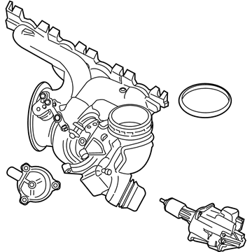 BMW 11658658211 TURBOCHARGER WITH EXHAUST MA