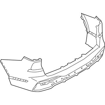 BMW 51128081818 Bumper Trim Panel,Primed,R