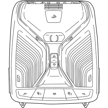 BMW 61319472164 HEADLINER CONTROL MODULE