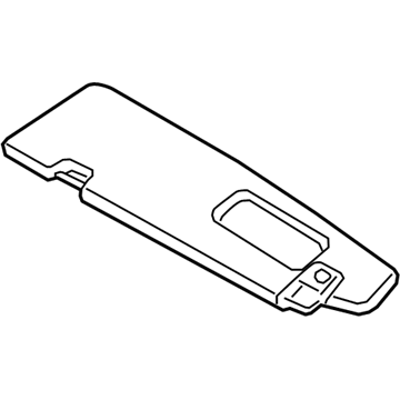 BMW 51168070683 LEFT SUN VISOR