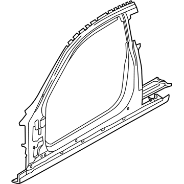 BMW 41217264030 Reinforcement, Side Frame, Right