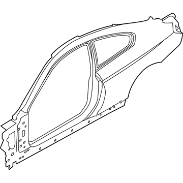 BMW 41217264025 Side Frame, Exterior, Left