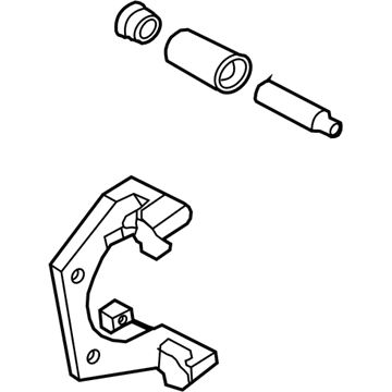 BMW 535i GT xDrive Brake Caliper Bracket - 34216790188