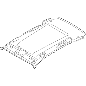 BMW 51437409369 Headlining, Lift-Up & Slide-Back Sunroof