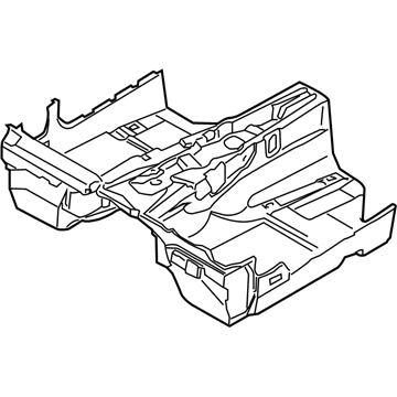 BMW 51477030755 Floor Trim, Front