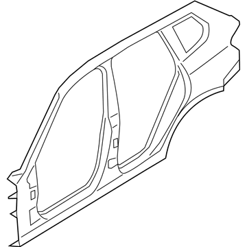 BMW 41007353159 Side Frame, Exterior, Left